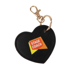 Black Heart Keyring